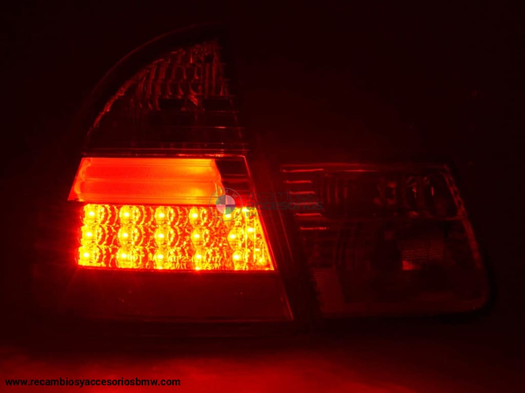 Juego De Luces Traseras Led Bmw Serie 3 Touring Tipo E46 98-05 Transparente / Rojo Lights >