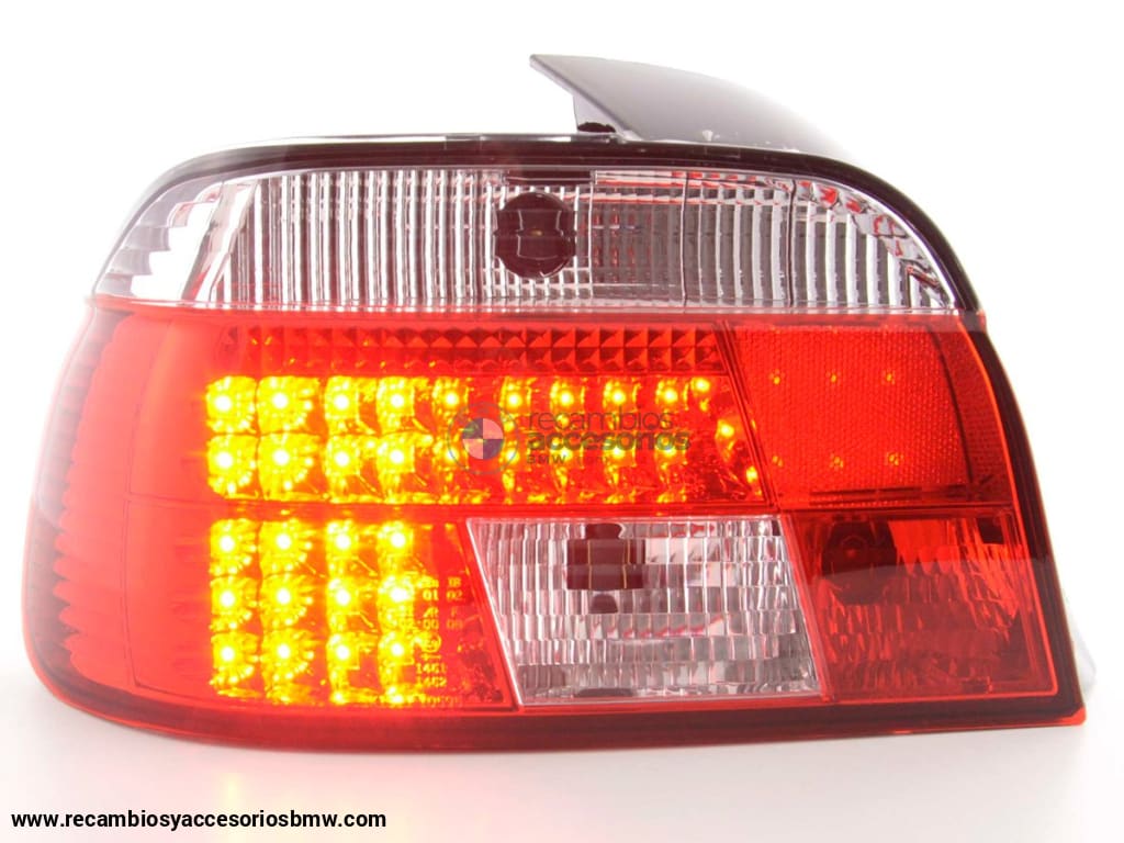 Juego De Luces Traseras Led Bmw Serie 5 Sedán Tipo E39 95-00 Transparente / Rojo Lights > Rear/tail