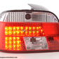 Juego De Luces Traseras Led Bmw Serie 5 Sedán Tipo E39 95-00 Transparente / Rojo Lights > Rear/tail