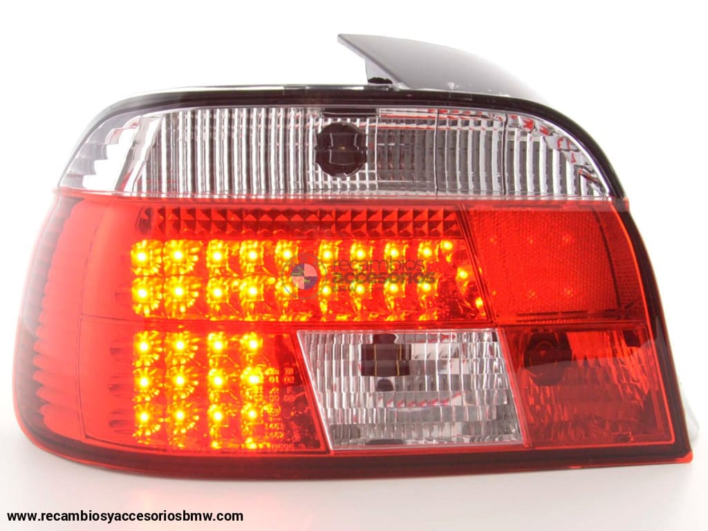 Juego De Luces Traseras Led Bmw Serie 5 Sedán Tipo E39 95-00 Transparente / Rojo Lights > Rear/tail