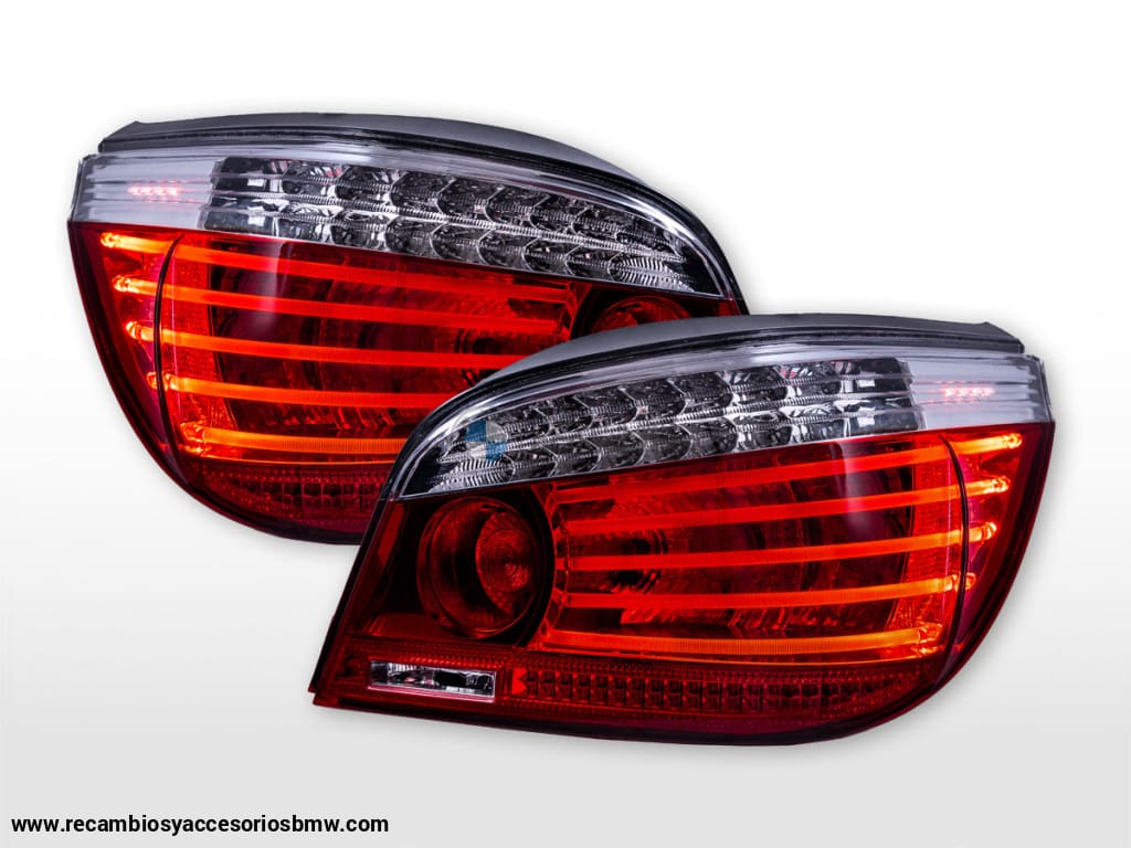 Pilotos Traseros Led Bmw Serie 5 Berlina E60 03- Claro / Rojo Lights > Rear/Tail Lights