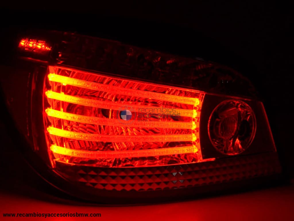 Pilotos Traseros Led Bmw Serie 5 Sedán Tipo E60 03- Cromo Lights > Rear/tail Lights