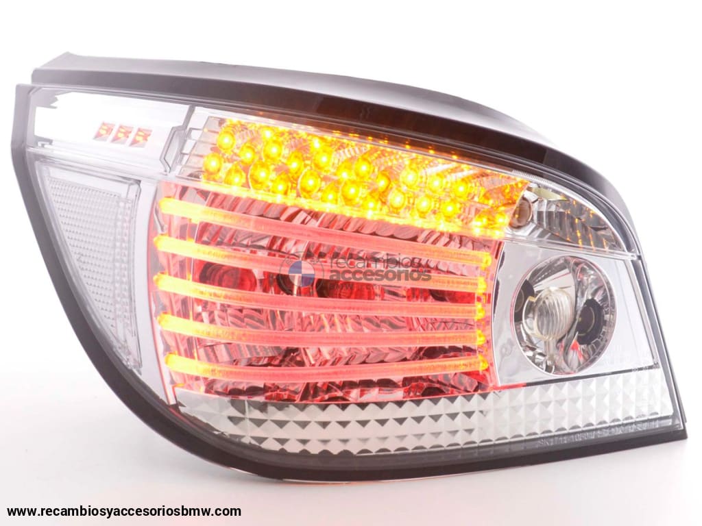 Pilotos Traseros Led Bmw Serie 5 Sedán Tipo E60 03- Cromo Lights > Rear/tail Lights