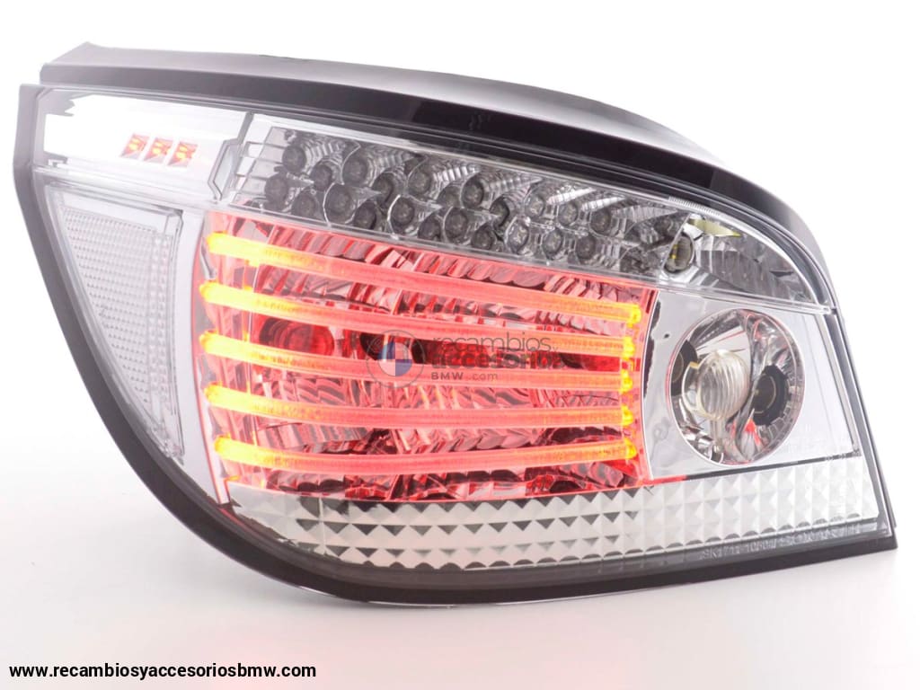 Pilotos Traseros Led Bmw Serie 5 Sedán Tipo E60 03- Cromo Lights > Rear/tail Lights