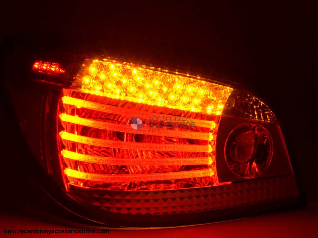 Pilotos Traseros Led Bmw Serie 5 Sedán Tipo E60 03- Cromo Lights > Rear/tail Lights