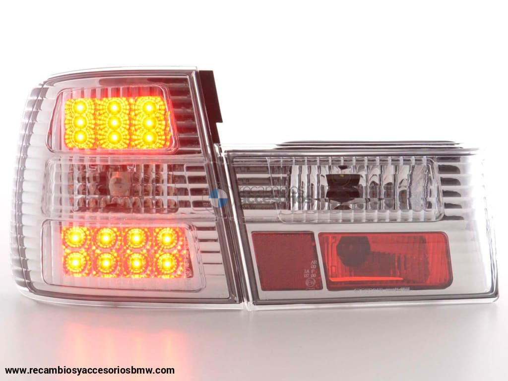 Juego De Luces Traseras Led Bmw Serie 5 Tipo E34 88-94 Cromo Lights > Rear/tail Lights