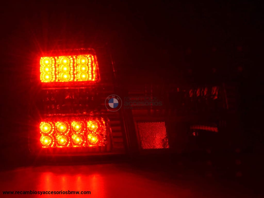 Juego De Luces Traseras Led Bmw Serie 5 Tipo E34 88-94 Transparente / Rojo Lights > Rear/tail Lights