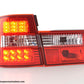 Juego De Luces Traseras Led Bmw Serie 5 Tipo E34 88-94 Transparente / Rojo Lights > Rear/tail Lights