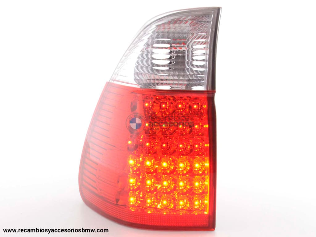 Pilotos Traseros Led Bmw X5 E53 04- Claro / Rojo Lights > Rear/tail Lights