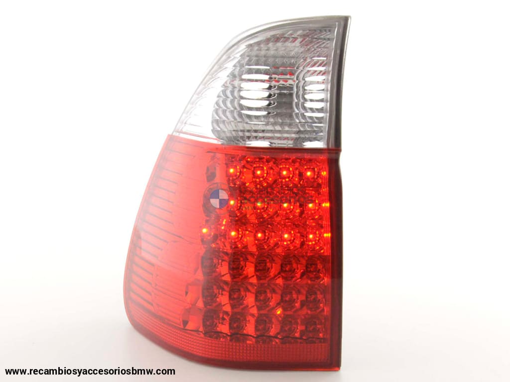 Pilotos Traseros Led Bmw X5 E53 04- Claro / Rojo Lights > Rear/tail Lights