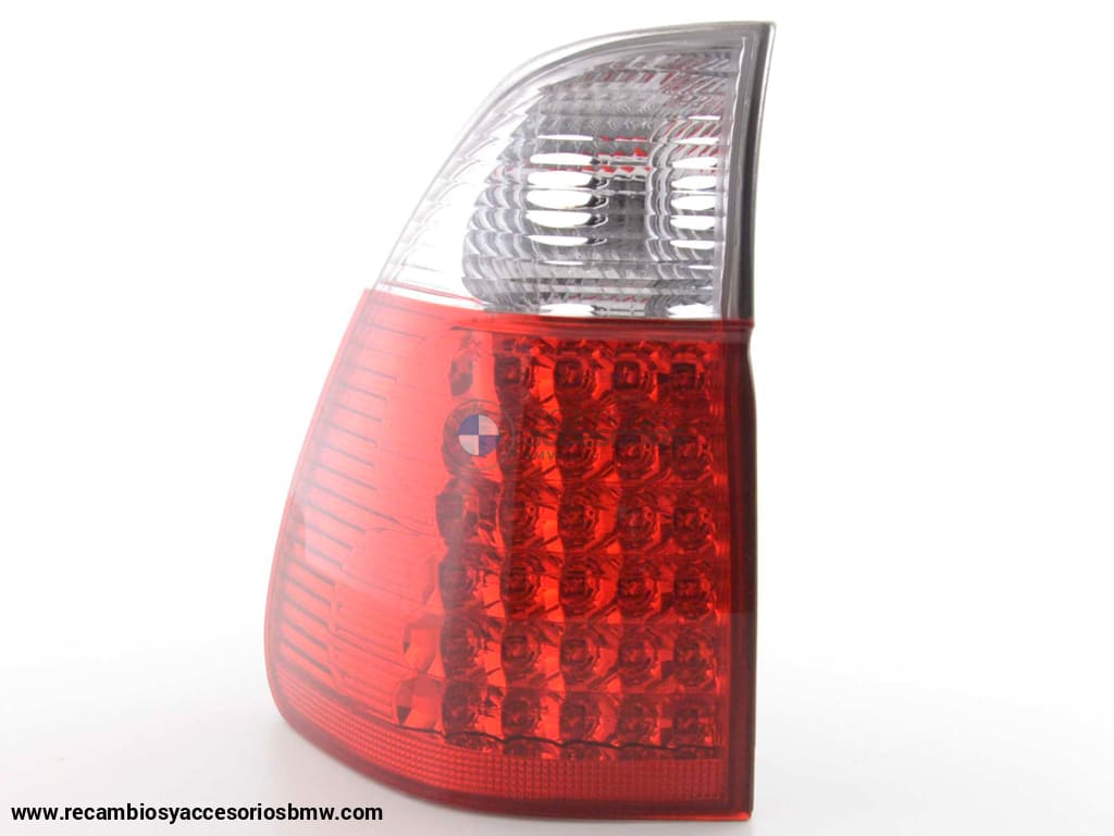 Pilotos Traseros Led Bmw X5 E53 04- Claro / Rojo Lights > Rear/tail Lights