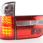 Juego De Luces Traseras Led Bmw X5 Tipo E53 98-02 Transparente / Rojo Lights > Rear/tail Lights