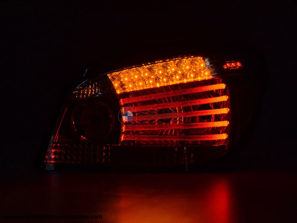 Juego De Luces Traseras Led Lightbar Bmw Serie 5 E60 Limo 07-09 Rojo / Transparente Lights >