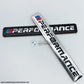 Placa Chapa Pegatina /// Performance 8 5X1 2Cm Para Bmw