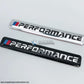 Placa Chapa Pegatina /// Performance 8 5X1 2Cm Para Bmw