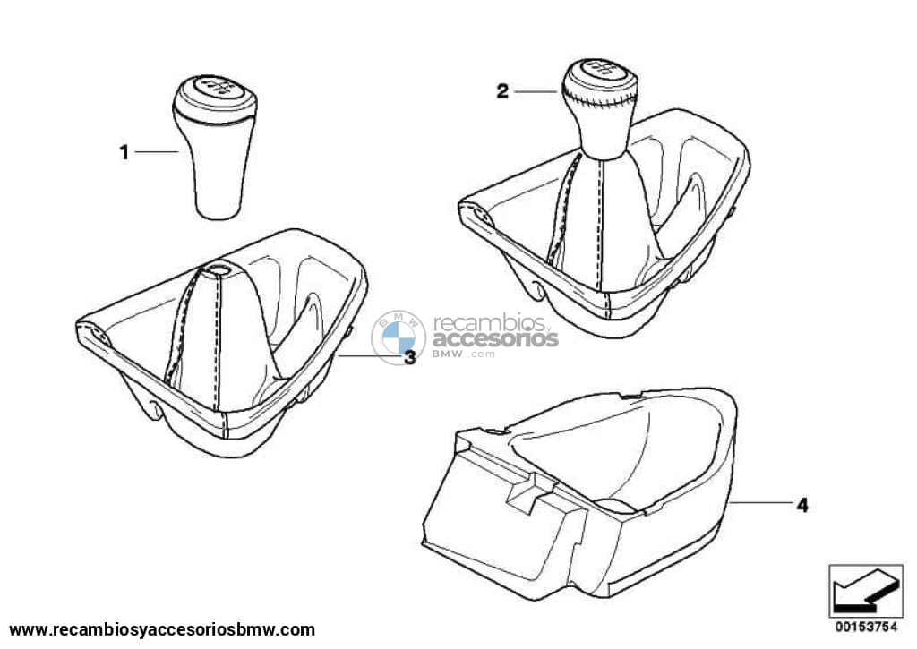 Pomo De Cambio Plastico/6 Velocidades Negro Para Bmw E90 E91 E84 F25 . Original Recambios