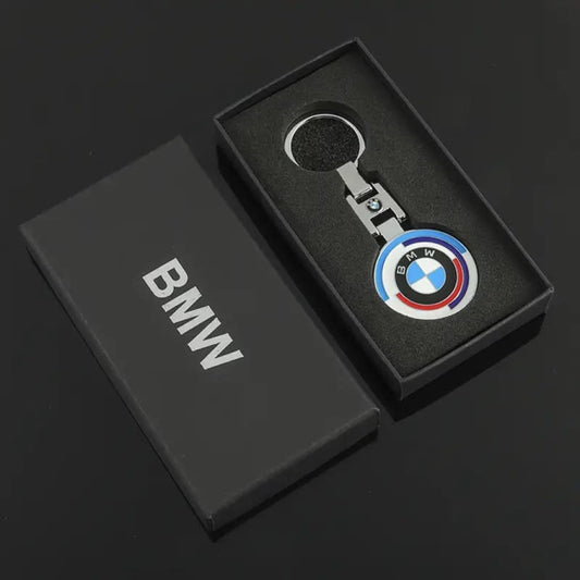 BMW 50th Anniversary Commemorative Keychain - Limited Edition