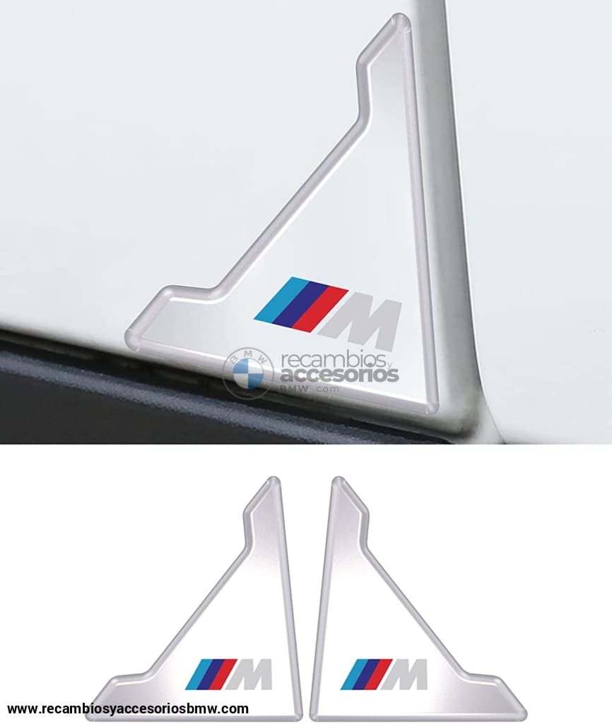 Protector Canto Esquinas Puerta Silicona Transparente Con Pegatina ///M Y Bmw Para