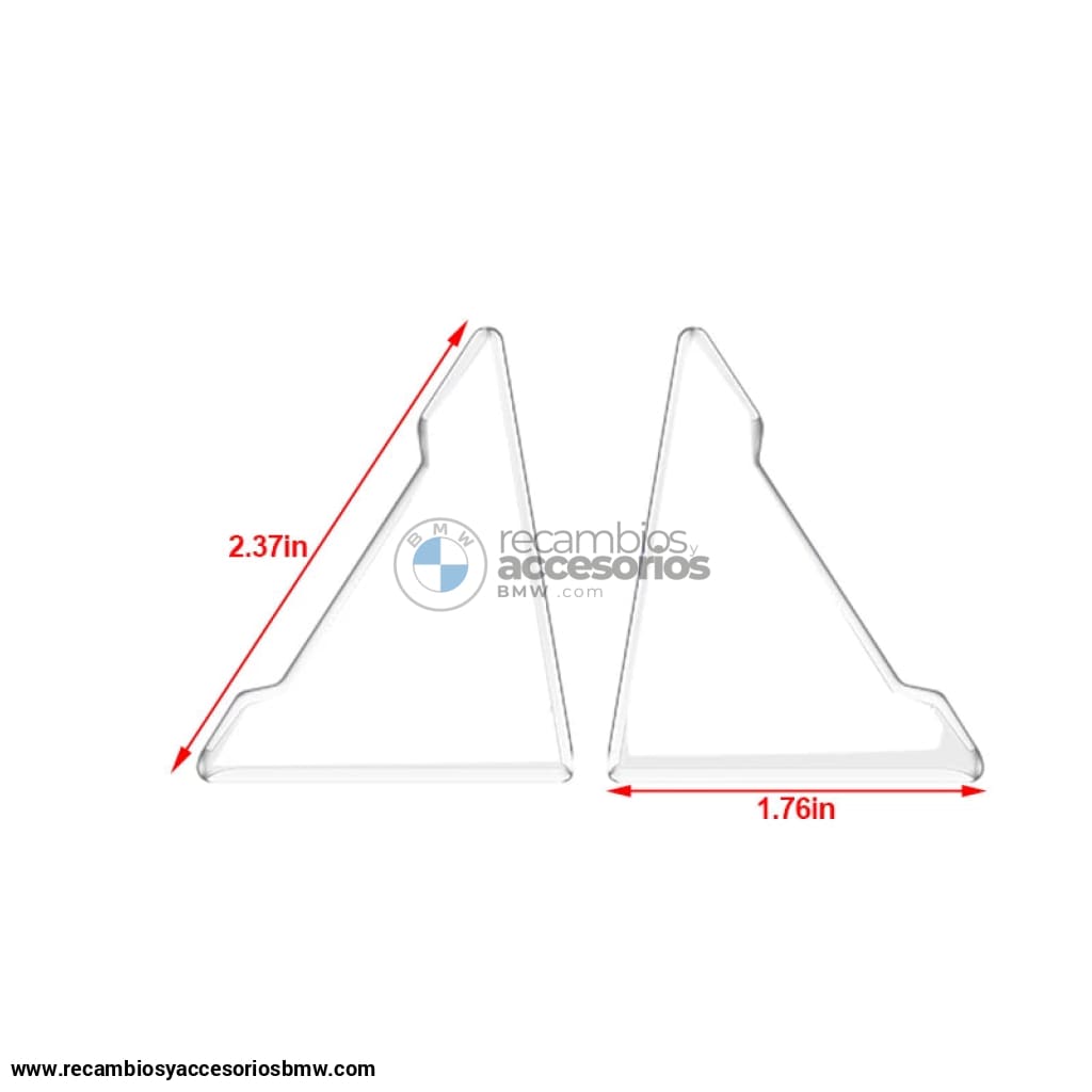Protector Canto Puerta Silicona Transparente Con Pegatina ///M Para Bmw