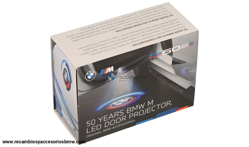 Proyectores De Puerta Led Bmw M 50 Años 68Mm . Original Recambios