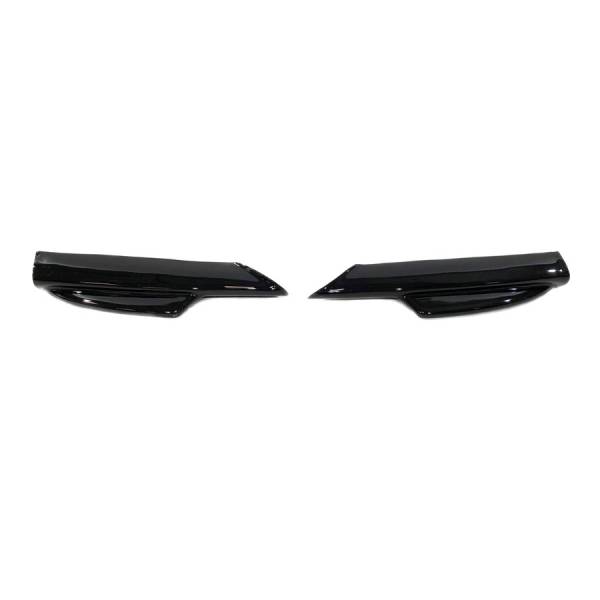 Punteras Bmw E90 / E91 2005 - 2008 M - Tech Negro Brillo Para Tcb0090 Tcb0901 Spoiler Delantero