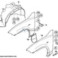 Recubrimiento Cubrerrueda Delant Tapa Paso De Rueda Para Bmw X3 E83. Original Recambios