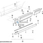 Recubrimiento Lateral Inferior Para Bmw Cabrio E30. Original Recambios