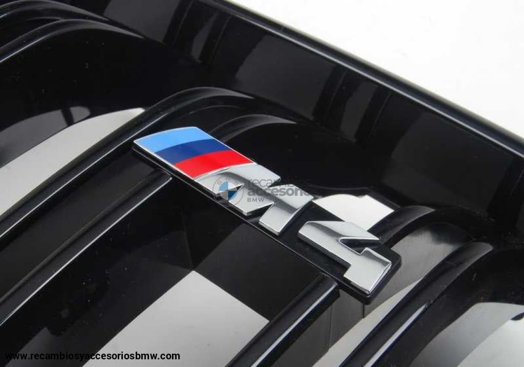 Rejilla Decorativa Frontal / Riñonera Negro Brillo M Performance Para Bmw F82 F83. Original