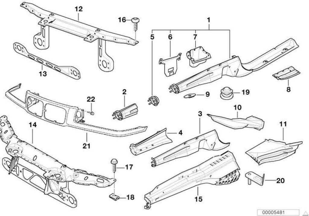 Revestimiento Frontal Para Bmw E36. Original Recambios