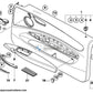 Revestimiento Panel Puerta Delantera Negro Para Bmw E81 E82 . Original Recambios