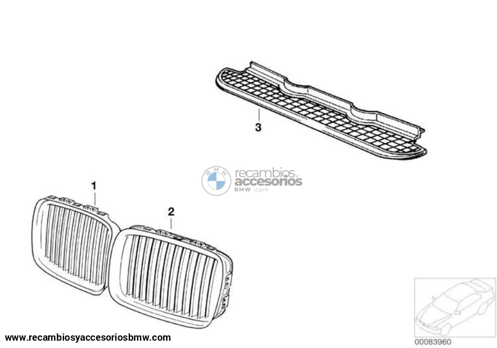 Riñonera Original Para Bmw E36. Original Recambios