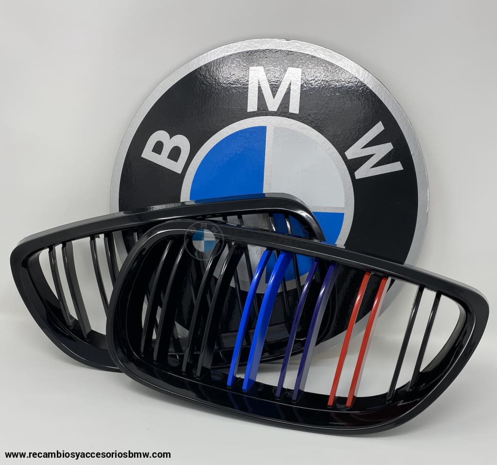 Riñoneras ///m Brillante Doble Linea Tipo M3 Para Bmw E92/e93 Del 2006 Al 03/2010