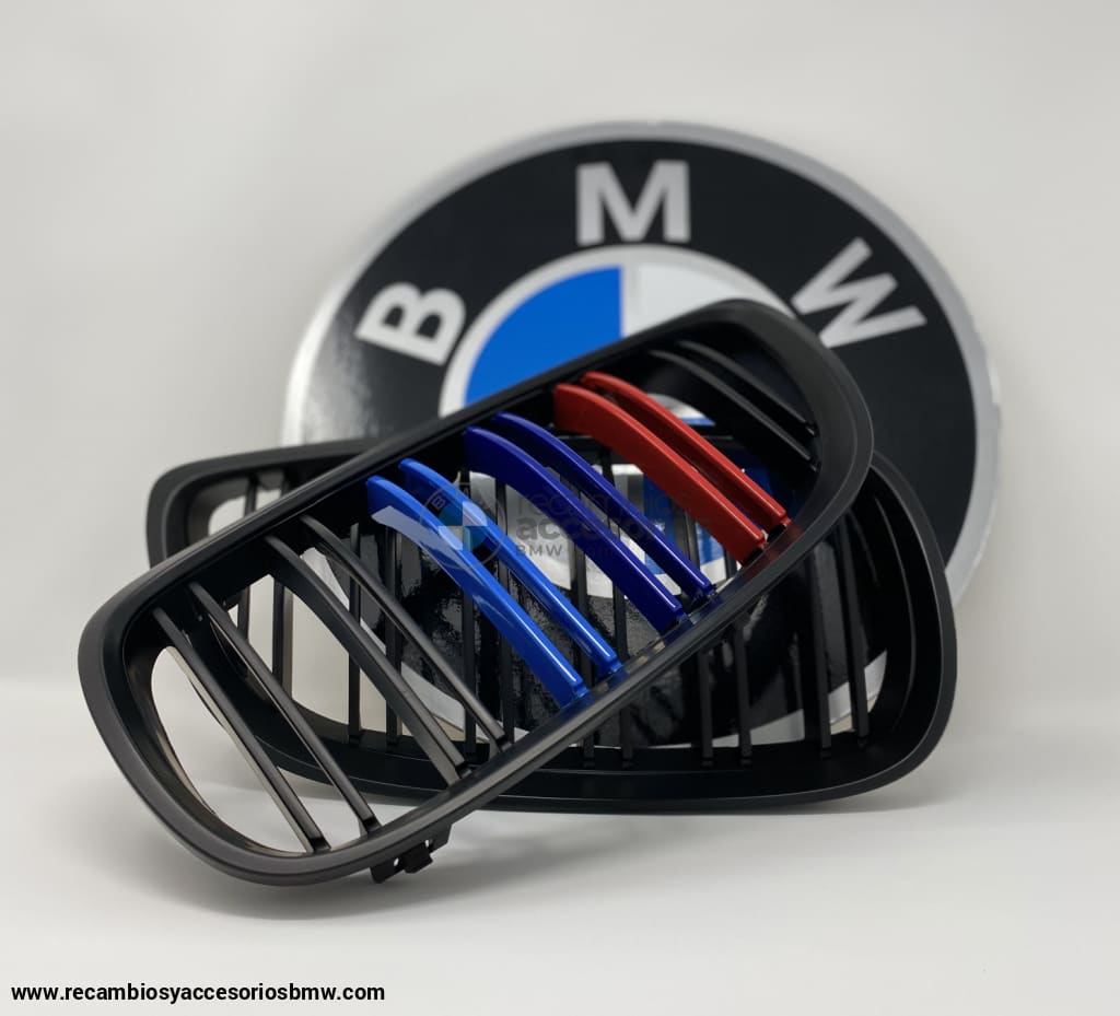 Riñoneras ///m Mate Doble Linea Tipo M3 Para Bmw E92/e93 Del 2006 Al 03/2010