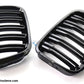 Riñoneras Negras Doble Línea Para Bmw E46 Compact