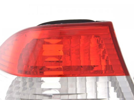 BMW 3 Series Sedan E46 01-05 taillights white / red