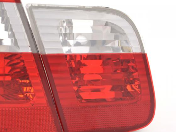 BMW 3 Series Sedan E46 01-05 taillights white / red