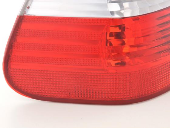 BMW 3 Series Sedan E46 01-05 taillights white / red