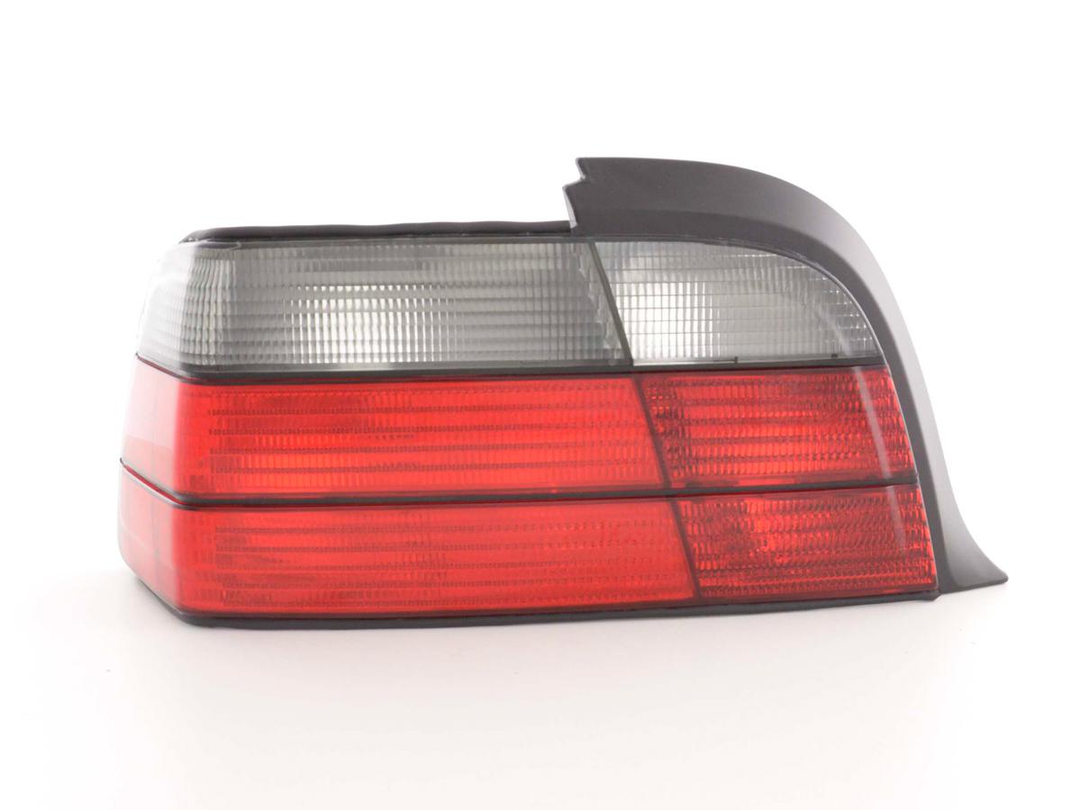 Juego De Luces Traseras Bmw Serie 3 E36 Coupe 91-98 Rojo / Negro Lights > Rear/tail Lights