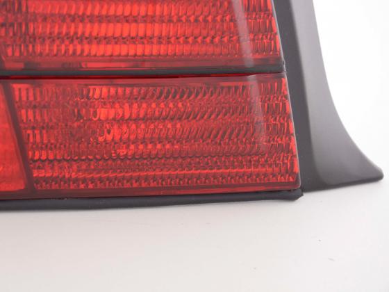 Juego De Luces Traseras Bmw Serie 3 E36 Coupe 91-98 Rojo / Negro Lights > Rear/tail Lights