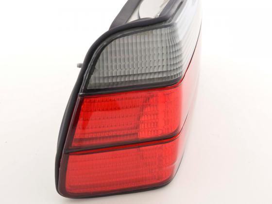 Juego De Luces Traseras Bmw Serie 3 E36 Coupe 91-98 Rojo / Negro Lights > Rear/tail Lights