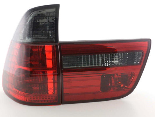 Pilotos Traseros Bmw X5 E53 X53 98-03 Negro / Rojo Lights > Rear/Tail Lights