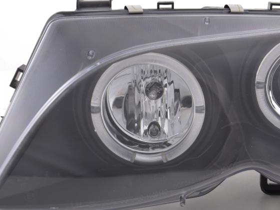 Front Headlights BMW 3 Series E46 Sedan / Touring 02-05 Black