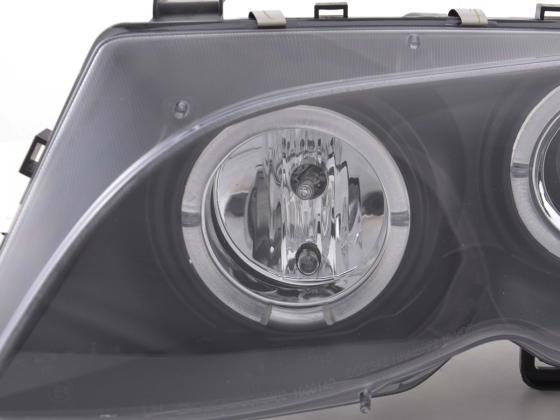 Juego De Faros Delanteros Bmw 3-Series E46 Limo / Touring 02-05 Negro Lights > Headlights