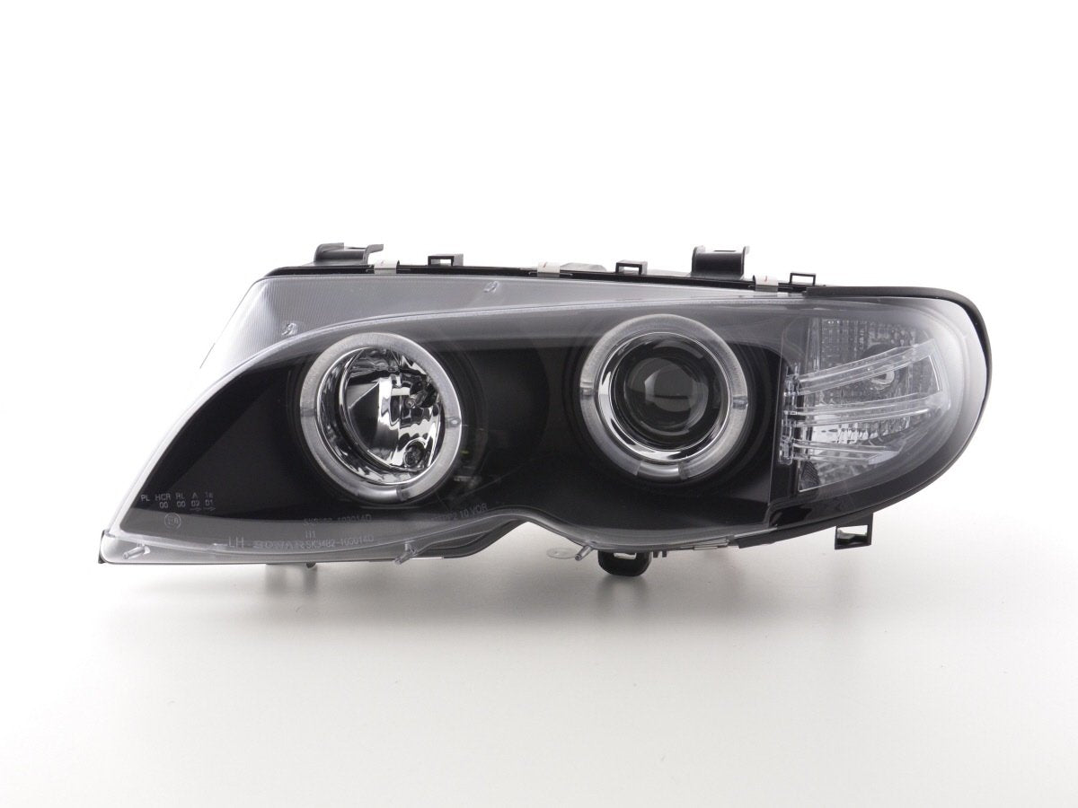 Juego De Faros Delanteros Bmw 3-Series E46 Limo / Touring 02-05 Negro Lights > Headlights