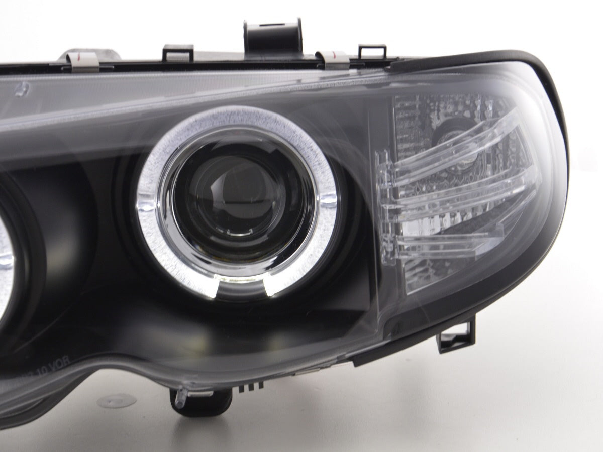 Front Headlights BMW 3 Series E46 Sedan / Touring 02-05 Black