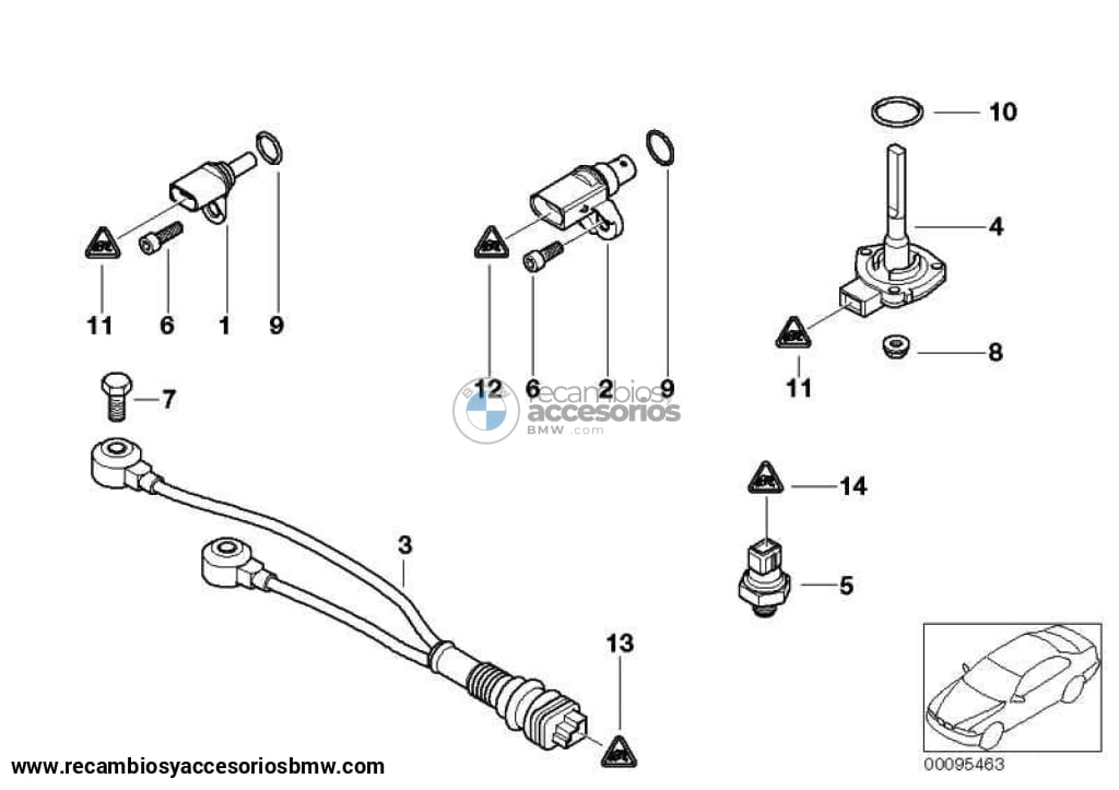 Sensor De Nivel Aceite Para Bmw E90 E91 E92 E93 E60 E61 F07 Gt F10 F11 F06 F12 F13 F01 F02 E83 F25