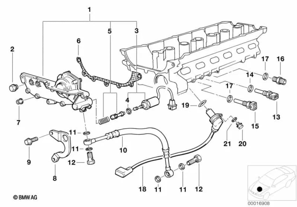 Sensor De Posición Del Árbol Levas Para Bmw E36 E34 E39 E38. Original Recambios