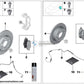 Sensor Pastillas De Freno Trasero Para Bmw F40 F52 F44 F45 F46 F48 F49 F39 . Original Recambios