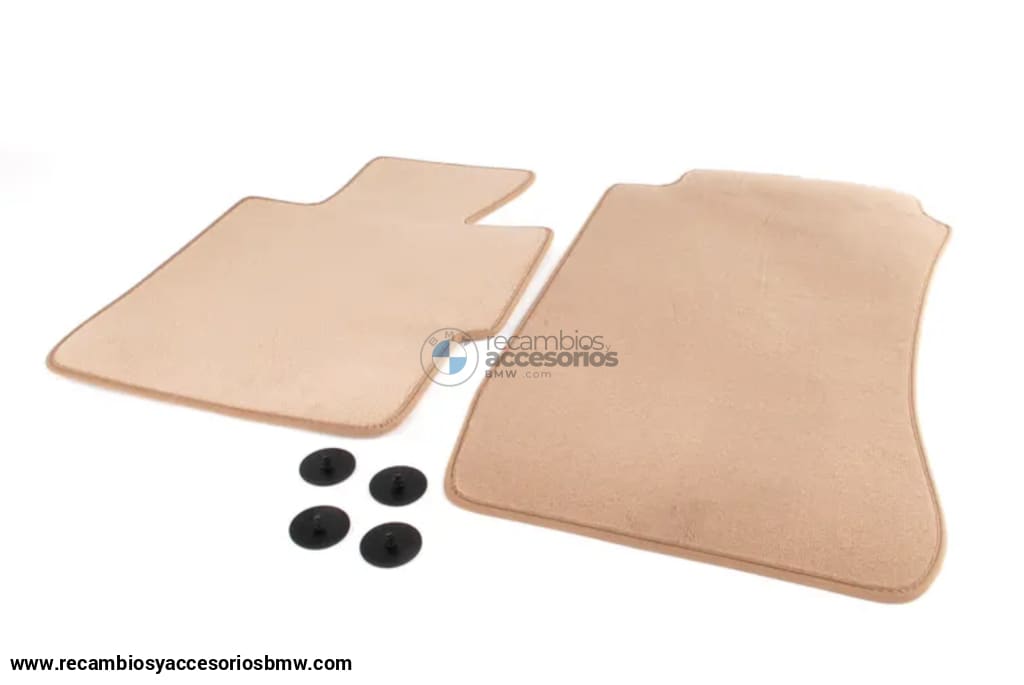 Set Alfombrillas Bmw Z3 Negro Mate / Beige. Original De Recambios