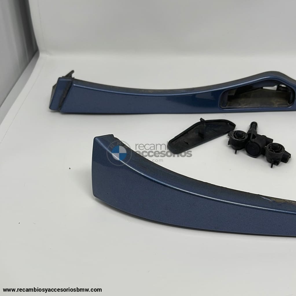 Set Moldura Inferior Faro Xenon Para Bmw E46. Original Bmw. Segunda Mano.